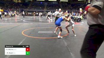 92 lbs Round Of 16 - Aaliyah Morris, Maplewood vs Mattie Bush, Philipsburg-Osceola