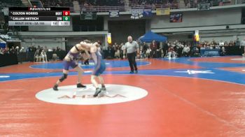 5A 165 lbs Semifinal - Callen Hettich, Springville vs Colton Norris, Montevallo