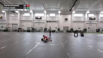 52 lbs 3rd Place Match - Sawyer Richardson, Capital City Wrestling Club vs Brycen Thorpe, Cow Rock