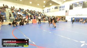 190 lbs 3rd Place Match - Natalie Gonzalez, Victor Villains Wrestling Club vs Jacqueline Ulloa, Orange