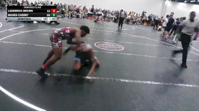 145/152 Semifinal - Laderrick Brown, N/a vs Moses Cherry, Unattached