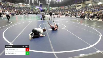 80 lbs Round Of 32 - Atreyu Martinez, Little Warriors vs Jarek Gallegos, D11 All Stars