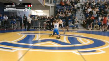 133 lbs Quarterfinal - Landon Lynn, Connellsville vs Gavin Murphy, Kiski Area