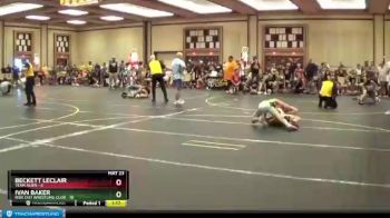 100 lbs Round 2 (6 Team) - Ivan Baker, Ride Out Wrestling Club vs Beckett Leclair, Team Alien