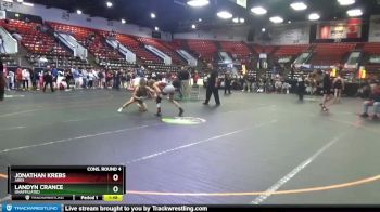 135 lbs Cons. Round 4 - Jonathan Krebs, Ares vs Landyn Crance, Unaffiliated
