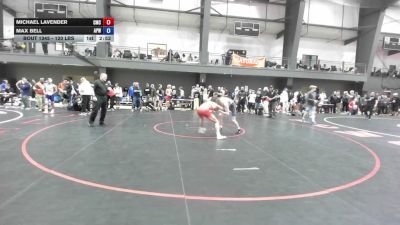 120 lbs Cons. Sub-quarters - Michael Lavender, Cornerstone Mat Club vs Max Bell, All Phase Wrestling