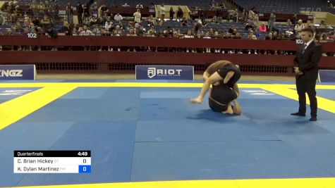 Christopher Brian Hickey vs Kelly Dylan Martinez 2024 Pan IBJJF Jiu-Jitsu No-Gi Championship