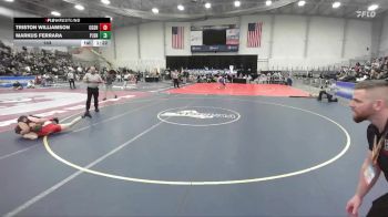 144 lbs Round 2 (3 Team) - Markus Ferrara, Port Jervis Sr HS vs Triston Williamson, Canisteo-Greenwood Sr HS