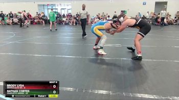 190 lbs Round 3 (6 Team) - Nathan Cortes, Charlotte Vikings vs Brody Lyda, Bronco Elite WC
