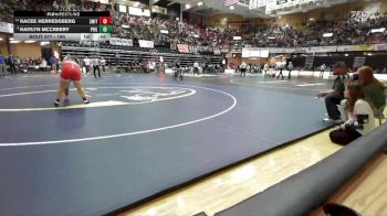 190 lbs 5th Place Match - Kacee Herredsberg, Smith Center HS vs Kaitlyn McCreery, Phillipsburg HS