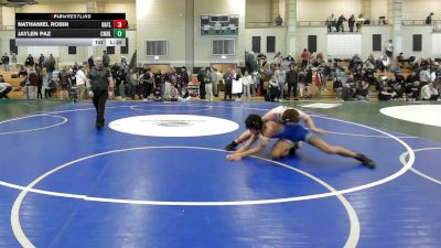 157 lbs 7th Place - Nathaniel Robin, North Attleborough vs Jaylen Paz, Cumberland