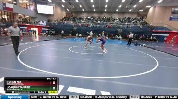 150 lbs Champ. Round 1 - Joaquin Tanabe, El Paso Franklin vs Toren Nix, Frisco Centennial