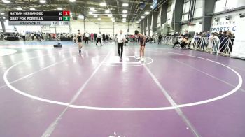 85 lbs Round Of 32 - Nathan Hernandez, NC vs Gray Fox Portella, NY
