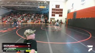 98 lbs Round 1 - Maythe Garay, Greybull Basin Athletic Club vs Jack LaBarbera, Cody Wrestling Club
