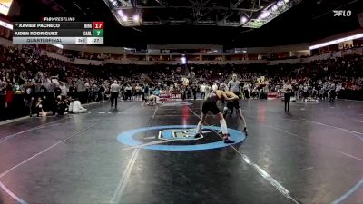 5A 114 lbs Quarterfinal - Jakob Torrez, Sandia vs Damian Trujillo, Atrisco Heritage