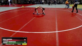 57 lbs Cons. Round 3 - Beau Amsden, Springfield vs Konrad Beermann, Wabasso