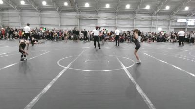 76 lbs Round 1 (6 Team) - Nadia Weingart, Shamrock WC vs Lyric Vieira, Contenders WA Green