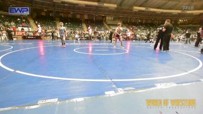 130 lbs 3rd Place - Callahan Earnest, Jayhawk Wrestling Club vs William Moorehead, Sly Fox