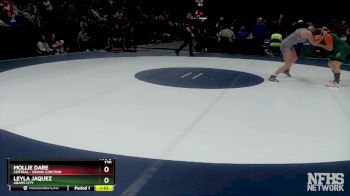 130 lbs Champ. Round 1 - Leyla Jaquez, Adams City vs Mollie Dare, Central - Grand Junction