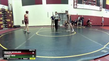 165 lbs Round 2 - Deacon Nicholson, Lakewood HS vs Robert Bess, Brookside