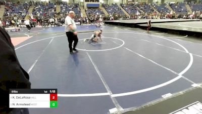 61 lbs Quarterfinal - Kasseus DeLaRosa, Valley Bad Boys vs Noah Armstead, Western Slope Warriors