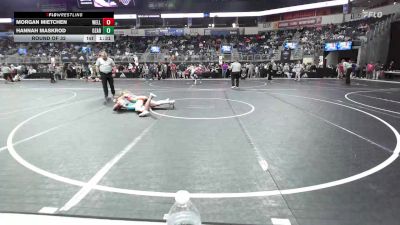 122.8-133.8 lbs Round Of 32 - Morgan Mietchen, Wellsville Kid Matters vs Hannah Maskrod, Ozark