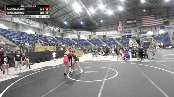 145 lbs Quarterfinal - Payton Adams, No Team vs Layla Svingen, Great Falls Bison
