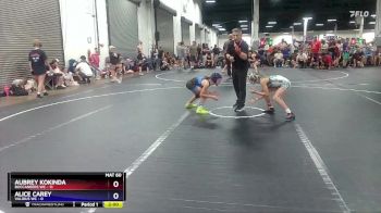 70 lbs Round 2 (8 Team) - Aubrey Kokinda, Buccaneers WC vs Alice Carey, Validus WC