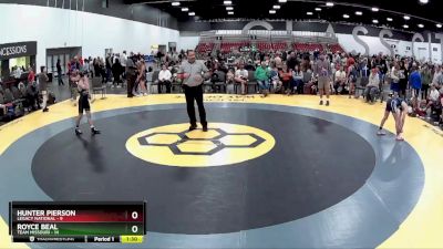 95 lbs Placement Matches (8 Team) - Hunter Pierson, Legacy National vs Royce Beal, Team Missouri