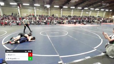 120 lbs Consi Of 16 #2 - Landon Boyd, Badlands WC vs Jordan Builtron-Arguello, Hub City WC