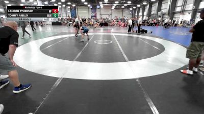126 lbs Rr Rnd 3 - Laudon Ethridge, MF Army vs Tommy Aiello, Blue Wave