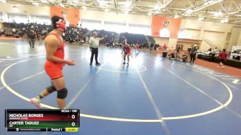 149 lbs Cons. Round 3 - Carter Tadusz, RIT vs Nicholas Borges, Oneonta State