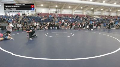 135 lbs Cons. Sub-semis - Hannah Larson vs Joise Perez