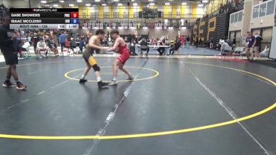 126 lbs 3rd Place Match - Gabe Showers, Powerhouse Wrestling Club vs Isaac McCleish, Immortal Athletics WC