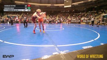 110 lbs Consi Of 16 #2 - Charlie Flythe, Capital City Wrestling Club vs Denver Wolf, Cowboy Wrestling Club
