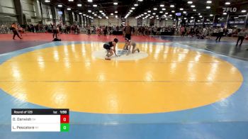 126 lbs Round Of 128 - Dominic Darwish, OH vs Luca Pescatore, NY