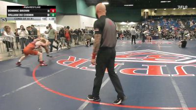 126 lbs Consi Of 64 #1 - Dominic Brown, IN vs William Du Chemin, WI