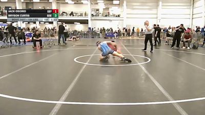 154 lbs Quarterfinal - Jack Osorio, Goffstown vs Bryson Curtis, None