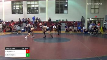 145 lbs Consolation - Connor Upton, Bishop Lynch High School vs Derek Coleman, Episcopal Academy