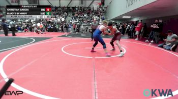 130 lbs Semifinal - Christian Garcia, Eufaula Ironheads Wrestling Club vs Elliott Schmidt, Broken Arrow Wrestling Club