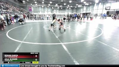 59 lbs Cons. Round 3 - Roman Garza, Team Aggression WC vs Kole Bugner, Lewiston WC