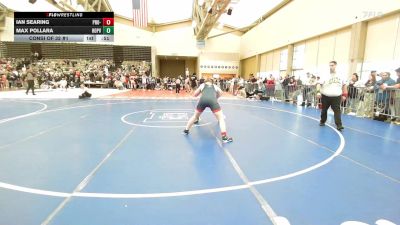 162-H lbs Consi Of 32 #1 - Ian Searing, Pro-ex Wrestling Club vs Max Pollara, Hopewell Valley