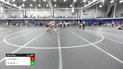 157 lbs Semifinal - Jude Swisher, University Of Pennsylvania vs Michael North, University Of Maryland