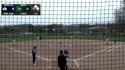 Replay: John Jay vs Drew - DH | Apr 10 @ 2 PM