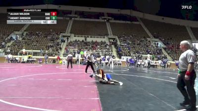5A 138 lbs Cons. Round 1 - Alijah Wilson, Ramsay High School vs Henry Grenon, Charles Henderson HS