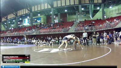 170 lbs Finals (2 Team) - Beverly Bobeldyke, Norfolk Girls vs Fabiola Cortez Carcamo, Grand Island Girls