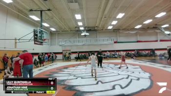 106 lbs Round 2 - Jonathan Hine, Powell Wrestling Club vs Lilly Quintanilla, Thermopolis Wrestling Club