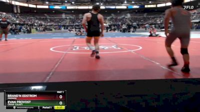 106 lbs Cons. Round 6 - Evan Provost, Crook County vs Brand`n Edstrom, Madison