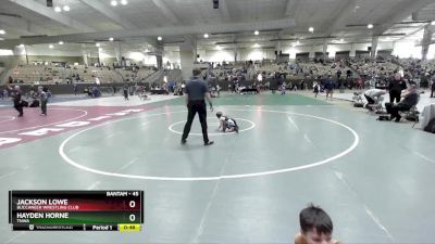 45 lbs Cons. Round 2 - Hayden Horne, TNWA vs Jackson Lowe, Buccaneer Wrestling Club