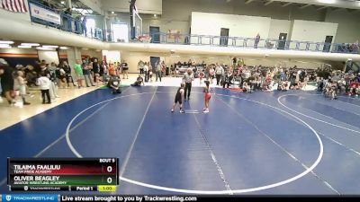 65-66 lbs Round 1 - Oliver Beagley, Aviator Wrestling Academy vs Tilaima Faaliliu, Team Pride Academy